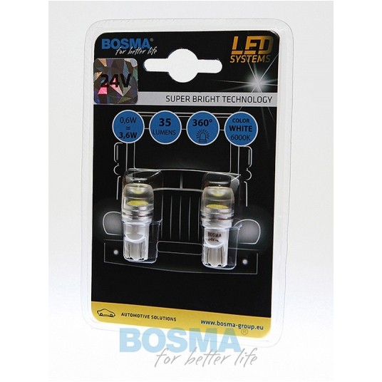 LED 24V 1XSMD T10 BIAŁA 2SZT -zdjęcie numer 1
