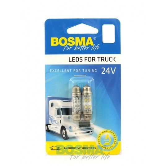 LED 24V RURKA 4XLED BIAŁA -zdjęcie numer 1