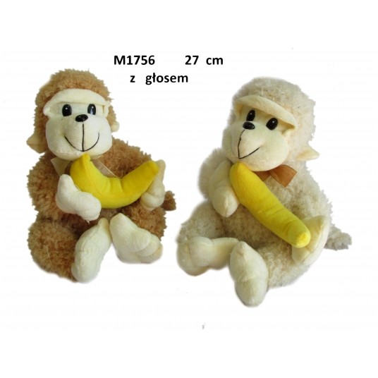 MAŁPA Z GŁOSEM 27CM -zdjęcie numer 1