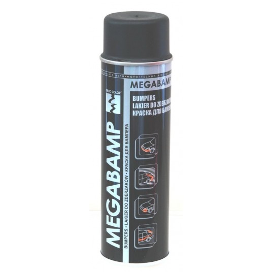 MEGABAMP LAKIER AKRYLOWY DO ZDERZ.SPRAY 500ML -zdjęcie numer 1
