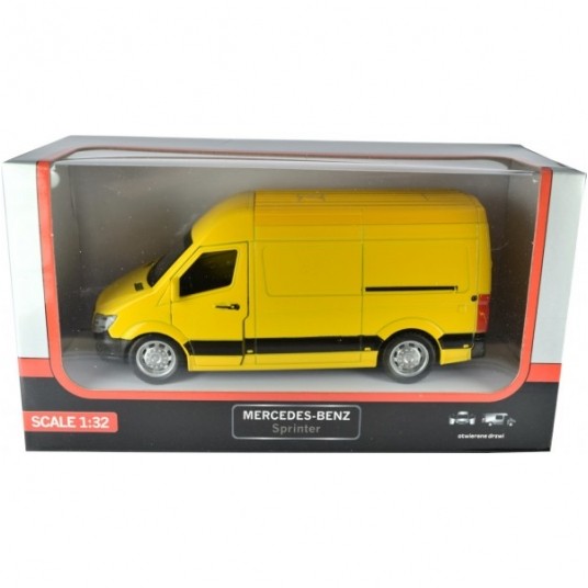MERCEDES BENZ SPRINTER 1:32 ŻÓŁTY -zdjęcie numer 1