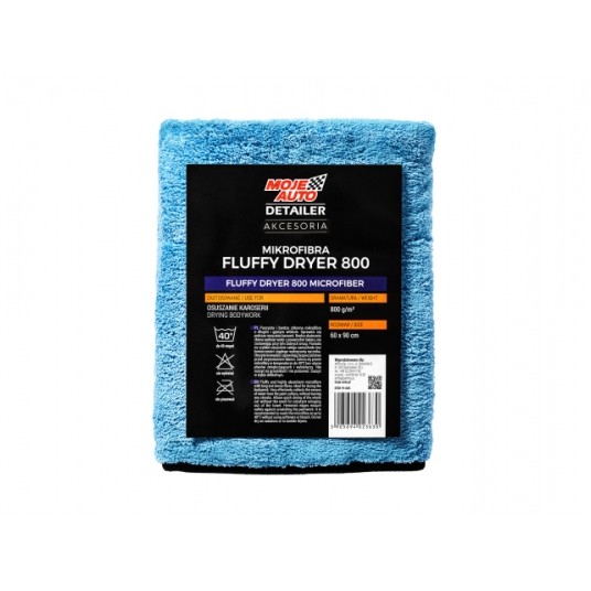 MIKROFIBRA FLUFFY DRYER 800g / m2 60x90cm (30) -zdjęcie numer 1
