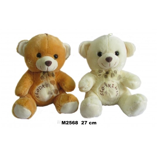 MIŚ 2 KOLORY SŁODKI MIŚ 27CM -zdjęcie numer 2