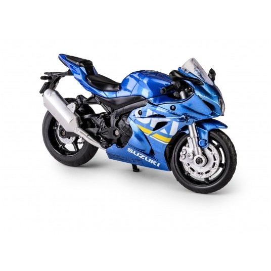 MOTOCYKL SUZUKI GSX-R1000 NIEBIESKIE 1:18 -zdjęcie numer 1