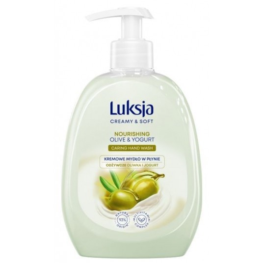 MYDŁO W PŁYNIE LUKSJA 500 ML OLIVE / YOGURT -zdjęcie numer 1