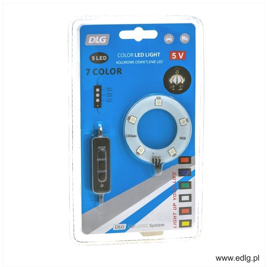 NEW PODŚWIETLENIE ZAPACHU KORONA MULTIKOLOR USB -zdjęcie numer 1