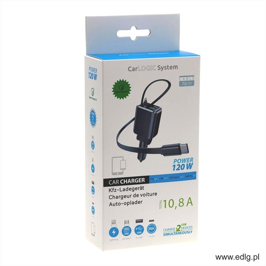 NEW PORT Z 2 KABLAMI TYP C + LIGHTING -zdjęcie numer 1