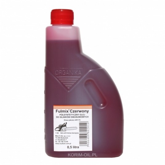OLEJ DO PIŁ 0,5L CZERWONY FULMIX (12) -zdjęcie numer 1