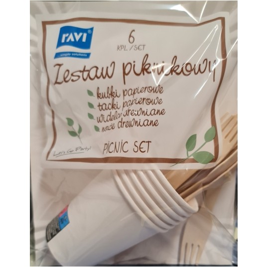 PIKNIK ZESTAW GRILL EKO 6 KPL. RAVI -zdjęcie numer 1