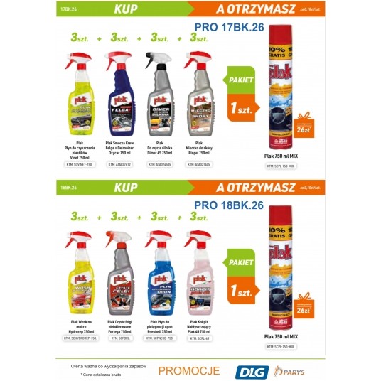 PLAK ATOMIZERY 3+3+3+3 - PLAK 750 1szt GRATIS -zdjęcie numer 1