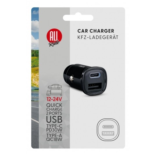 PORT 1 X USB 1 X TYP C 12/24V 18W+30W (24) -zdjęcie numer 1