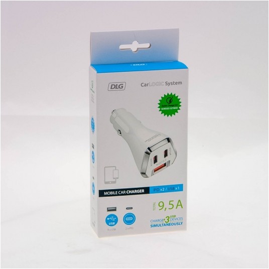 PORT 1 X USB 2 X TYP C 9,5A 20+25W QC3.0 -zdjęcie numer 1