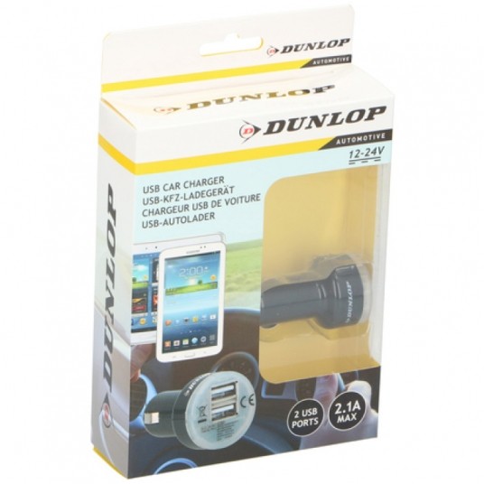 PORT 2 X USB 12/24V 2,1A Z LED DUNLOP -zdjęcie numer 1