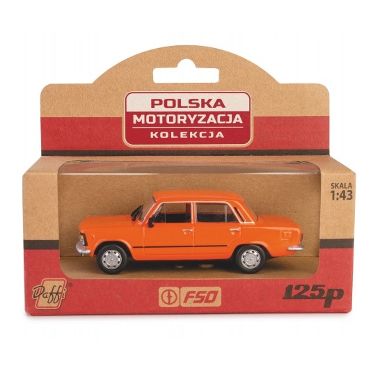 PRL FIAT 125p MR POMARAŃCZOWY -zdjęcie numer 1
