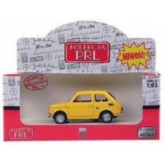 PRL FIAT 126P ŻÓŁTY -zdjęcie numer 1
