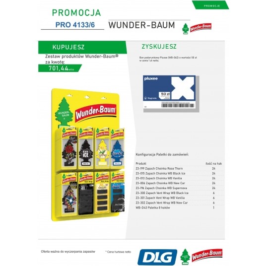 PRO AMTRA CHOINKA 120sztuk + WRAP 18sztuk BON 50 -zdjęcie numer 1