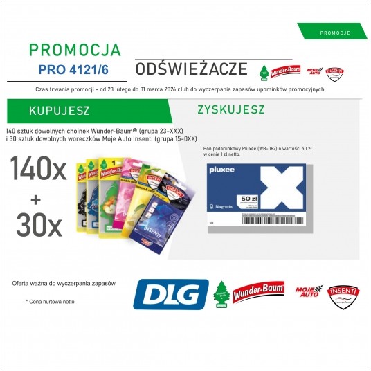 PRO AMTRA CHOINKA 140szt + INSENTI 30szt BON 50 -zdjęcie numer 1