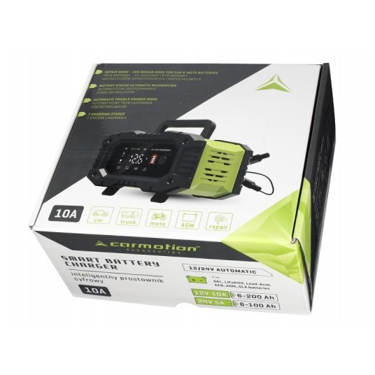 PROSTOWNIK 12V 10A 6-200Ah / 24V 5A 6-100Ah -zdjęcie numer 1