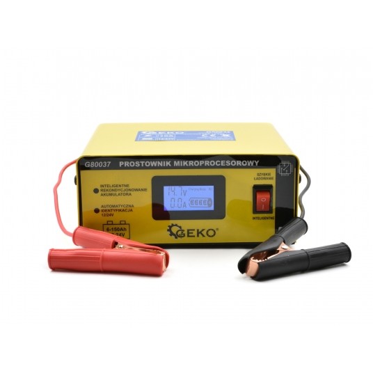 PROSTOWNIK MIKROPROCESOROWY LCD 12/24V 10A -zdjęcie numer 1