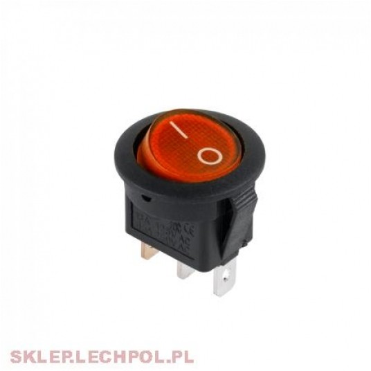 PRZEŁĄCZNIK OKRĄGŁY CZERWONY 230V 9042CZ -zdjęcie numer 1