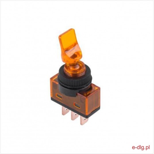 PRZEŁĄCZNIK P 7 20A 12VDC ŻÓŁTY(25) -zdjęcie numer 1