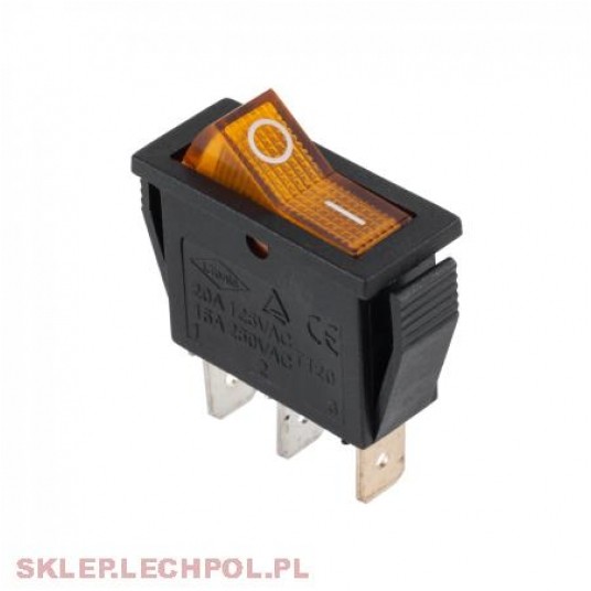 PRZEŁĄCZNIK ŻÓŁTY IRS-101-1B(10)9013Ż -zdjęcie numer 1