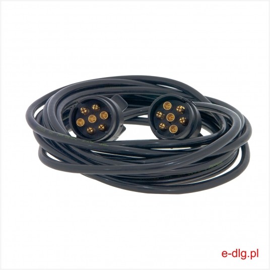 PRZEWÓD ELEKTR 6MB 7 ŻYŁ WTYCZKA + WTYCZKA -zdjęcie numer 1