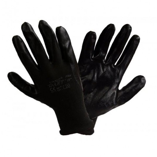 RĘKAWICE 8" CZARNE PURE (12) METKA -zdjęcie numer 1
