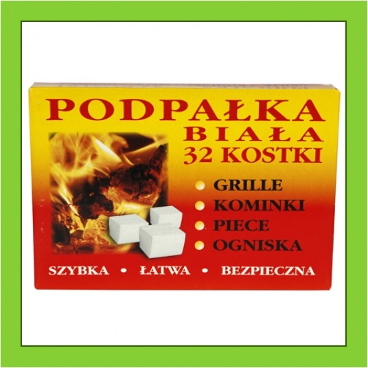 ROZPAŁKA KOSTKA BIAŁA 32 kostki (KART 24SZT) -zdjęcie numer 1