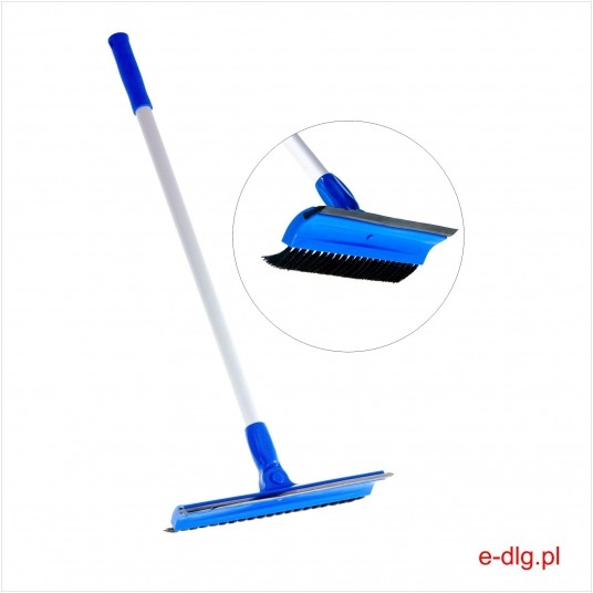 ŚCIĄGACZKA GUMA SZCZOTKA 70CM NIEBIESKA -zdjęcie numer 1