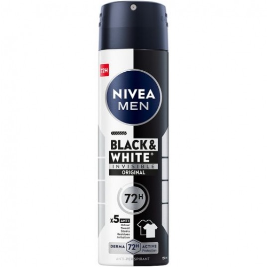 SPRAY NIVEA MEN BLACK & WHITE 150ML (6) -zdjęcie numer 1