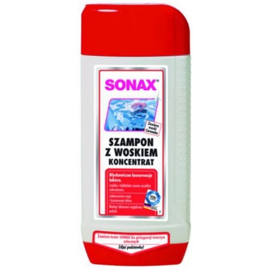 SZAMPON Z WOSKIEM KONC 500ML SONAX -zdjęcie numer 1