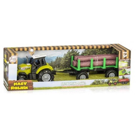 TRAKTOR Z PRZYCZEPĄ DO DREWNA / 550-10P -zdjęcie numer 1