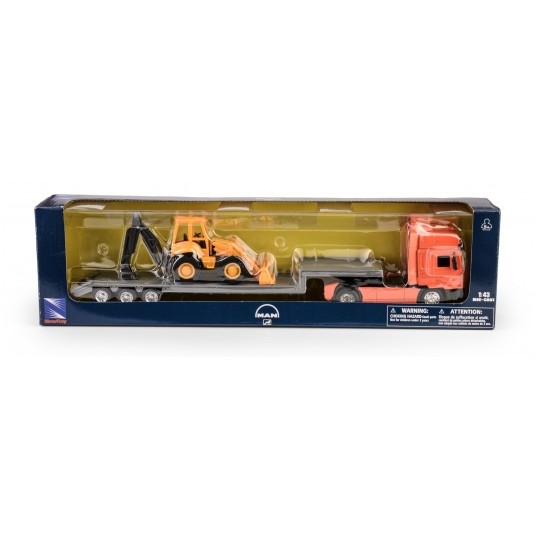 TRUCK MAN Z TRAKTOREM NA NACZEPIE 1:43 -zdjęcie numer 1