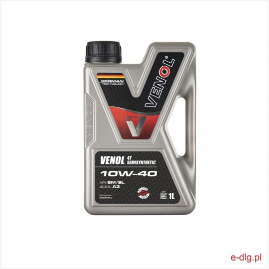VENOL 4T 10W-40 SEMISYNTHETIC 1L -zdjęcie numer 1