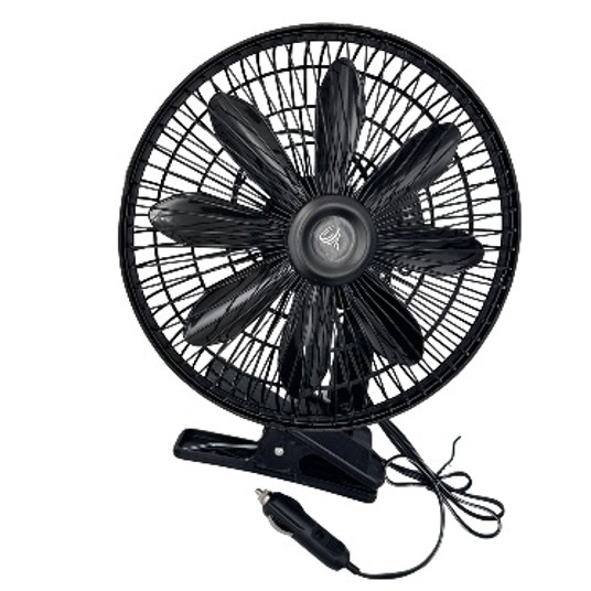WENTYLATOR 12V 8" Z KLIPEM -zdjęcie numer 1