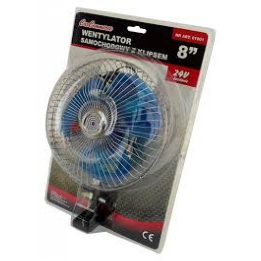 WENTYLATOR 24V 8" Z KLIPEM -zdjęcie numer 1