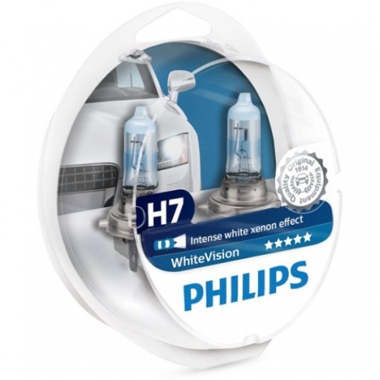WHITE VISION H1 55W 12V PHILIPS KPL. -zdjęcie numer 1