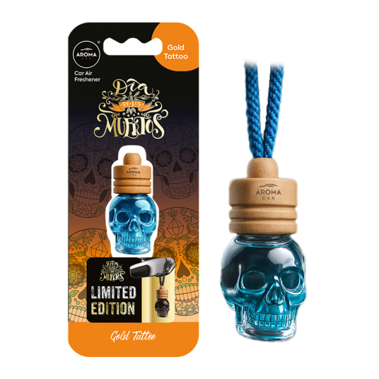 ZAPACH CAR WOOD MUERTOS GOLD TATTOO 6,5ML (5) -zdjęcie numer 1