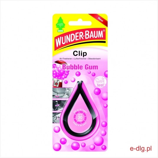 ZAPACH WUNDER BAUM CLIP BUBBLE GUM -zdjęcie numer 1