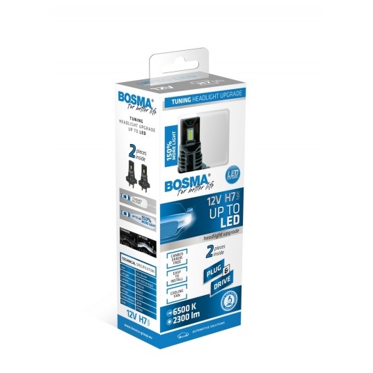 ŻAR LED H7 12V PLUG&DRIVE 6500K 2300Lm -zdjęcie numer 1