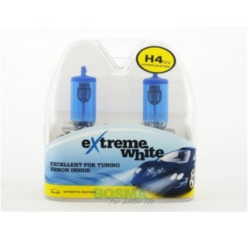 12V H4X2 60/55W P43T EXTREME WHITE