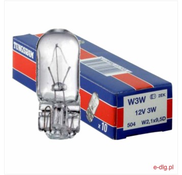 24V 3W BC W2,1x9,5d ŻARÓWKA TUNGSRAM