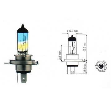 24V H4 100/80W P43T ALL WEATHER