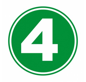 4 ZNAK PRĘDKOŚCI ODBLASKOWY