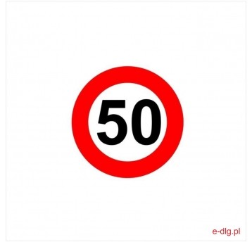 50-OGRANICZENIE PRĘDKOŚCI 10CM