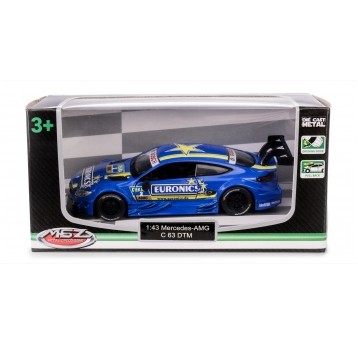 AUTA DTM MERCEDES AMG C63 NIEBIESKI