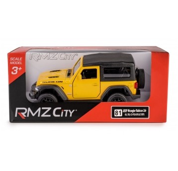 AUTA RMZ JEEP WRANGLER RUBICON ŻÓŁTY