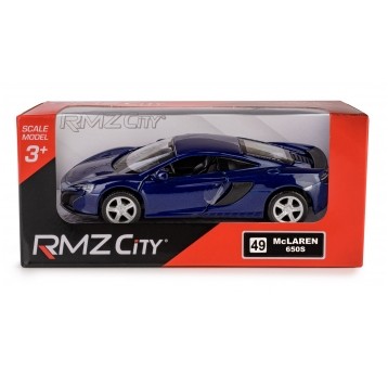 AUTA RMZ McLAREN 650S NIEBIESKI
