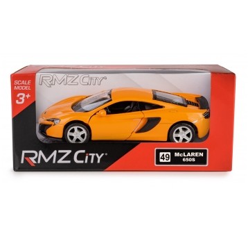 AUTA RMZ McLAREN 650S POMARAŃCZOWY